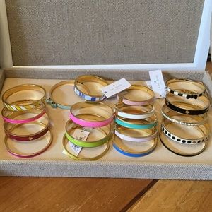 19 kate spade Bangle Bracelets - Lot of 19